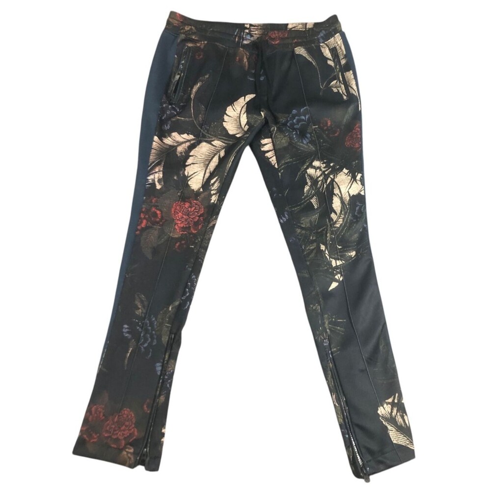 The SET XL Brocade Floral Joggers Mens Zipped Ankles